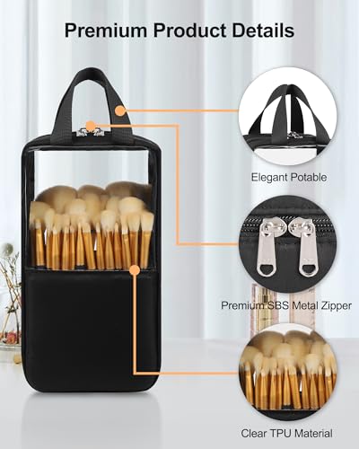 Professional Makeup Brush Organizer Bag