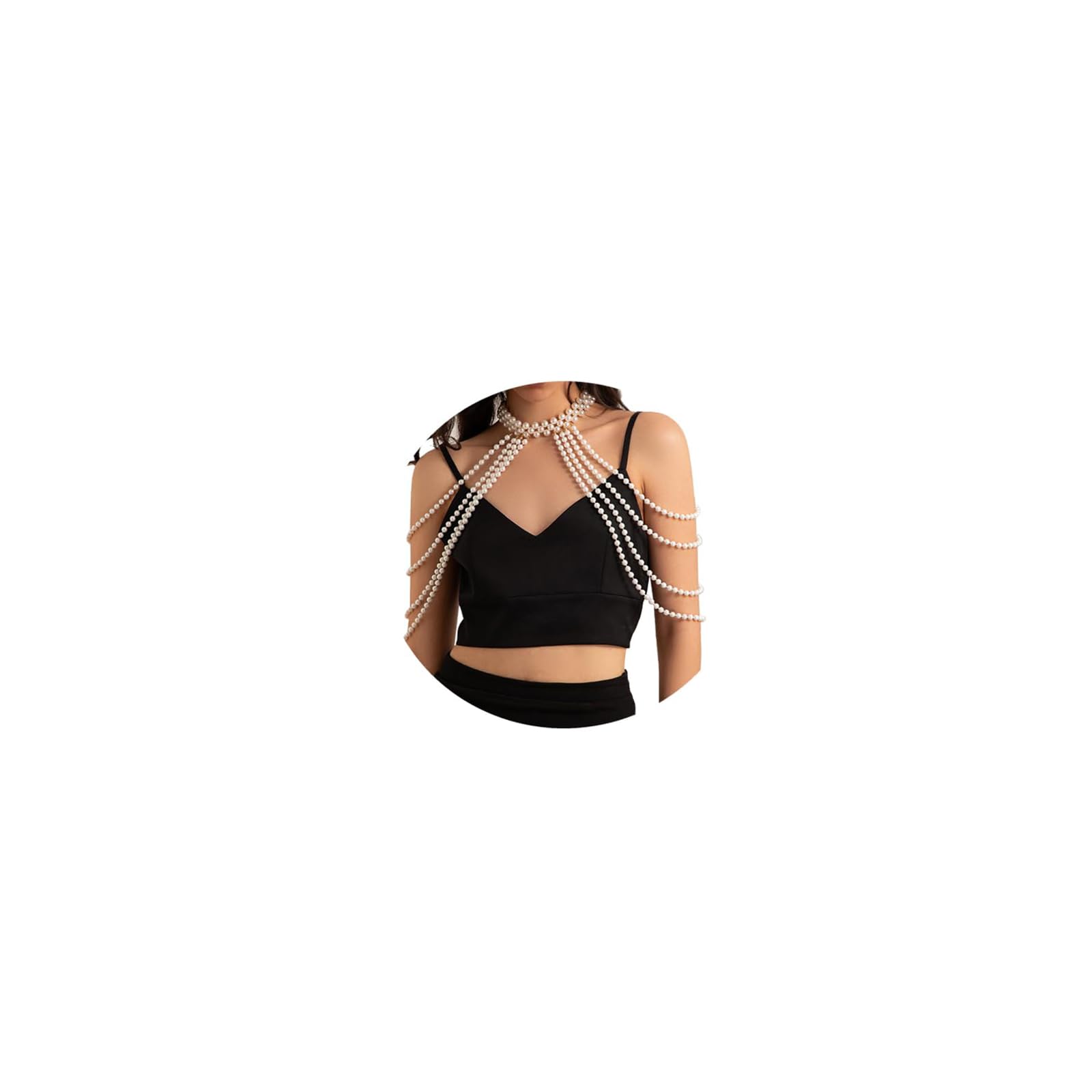Trendy Pearl Body Chain Jewelry for Women