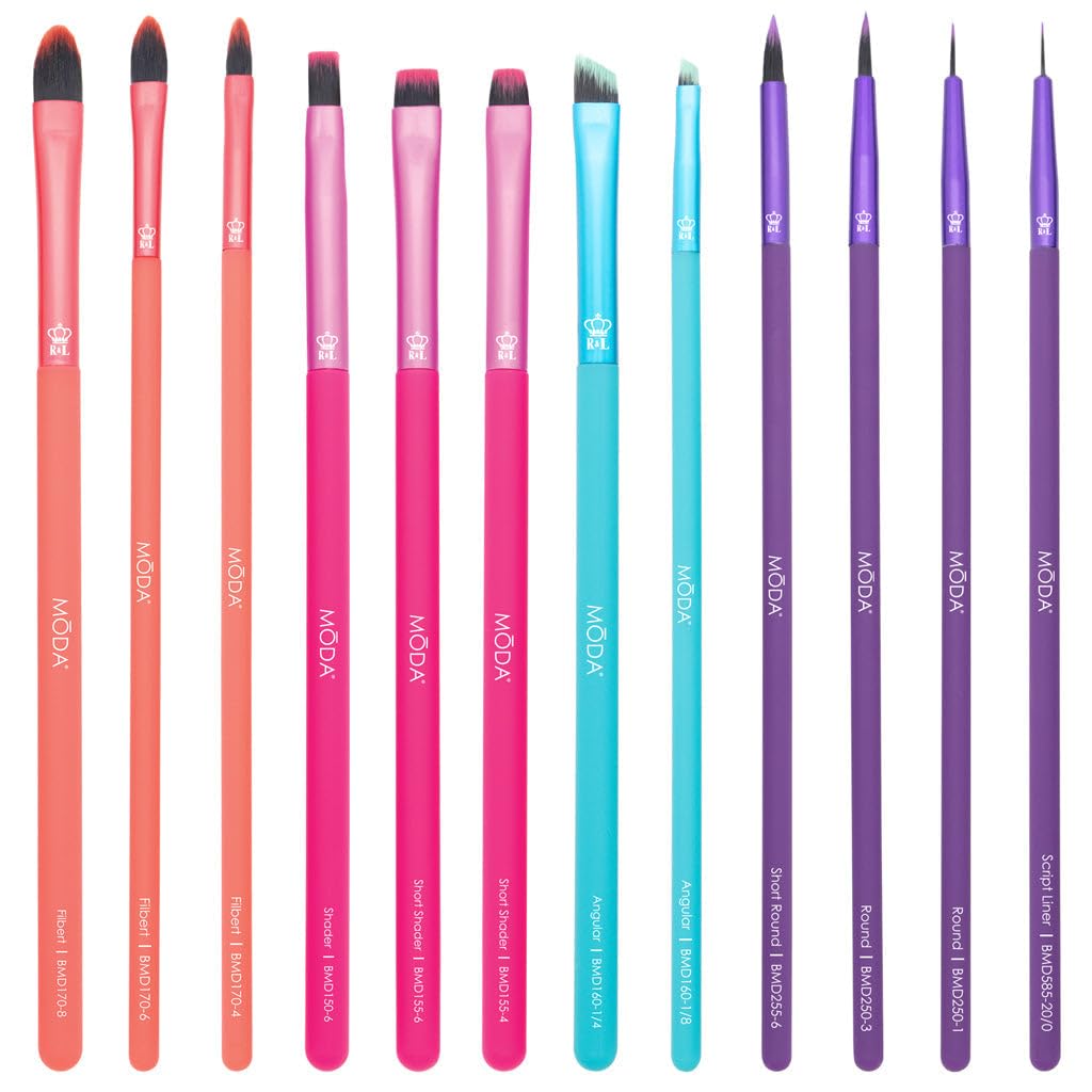 Bold Artistry 12PC Makeup Brush Set for Pros